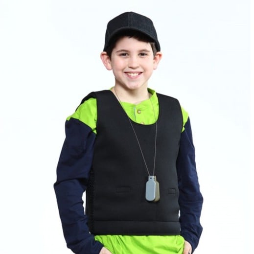 Sensory Clothing Fun & Function Tween/Teen Black  Weighted Compression Vest
