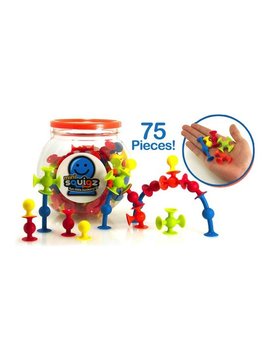 Toys & Games Mini Squigz 75 PC Building Kit & Travel Set