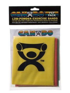 Therapy Equipment Cando Resistance Exercise Latex Bands (Set of 3)