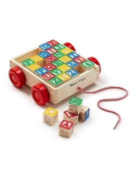 Toys & Games Melissa & Doug Classic ABC Block Cart