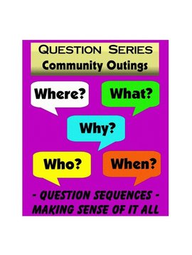 Books Community Outings “WH” Question Series Flashcards (40 Cards)