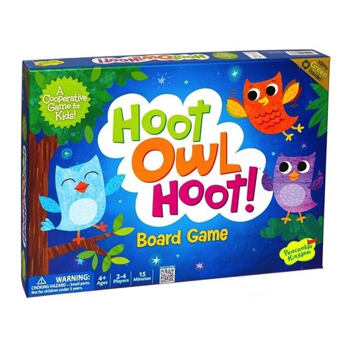 Toys & Games Peaceable Kingdom Hoot Owl Hoot! Award Winning Cooperative Board Game