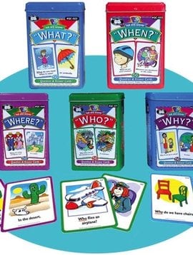 Therapy Equipment Super Duper® Ask & Answer® "WH" Cards Combo Set (5 Decks)