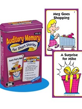 Therapy Equipment Super Duper® Auditory Memory for Short Stories Fun Deck®