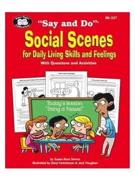 Therapy Equipment Super Duper® "Say and Do"® Early Social Scenes Combo (3 Book Set)