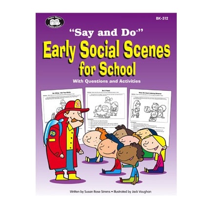 Therapy Equipment Super Duper® "Say and Do"® Early Social Scenes Combo (3 Book Set)