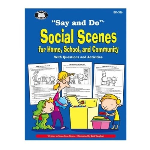 Therapy Equipment Super Duper® "Say and Do"® Early Social Scenes Combo (3 Book Set)