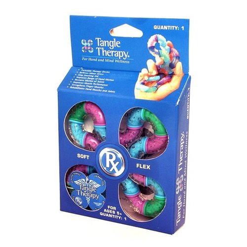 Classroom Aid Tangle Therapy Hand Fidget for Hand Strengthening and Relaxation (Color may vary)