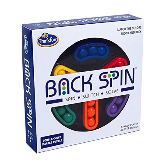 Toys & Games AWARD WINNING! Back Spin Game: Spin, Switch, Solve Brainteaser & Fidget
