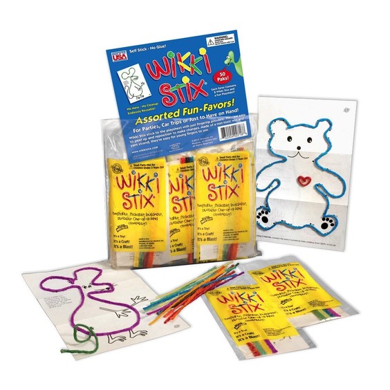 Wikki Stix - Wax and Yarn Fun Creative Toy - Individual Packs - Party