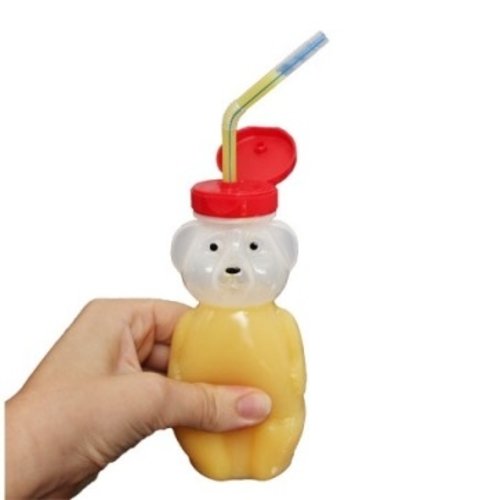 Bear Body Tumbler with Straw