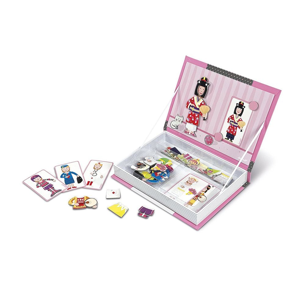 Toys & Games Janod Girl's Outfits Magnetibook - The Sensory  Kids<sup>®</sup> Store