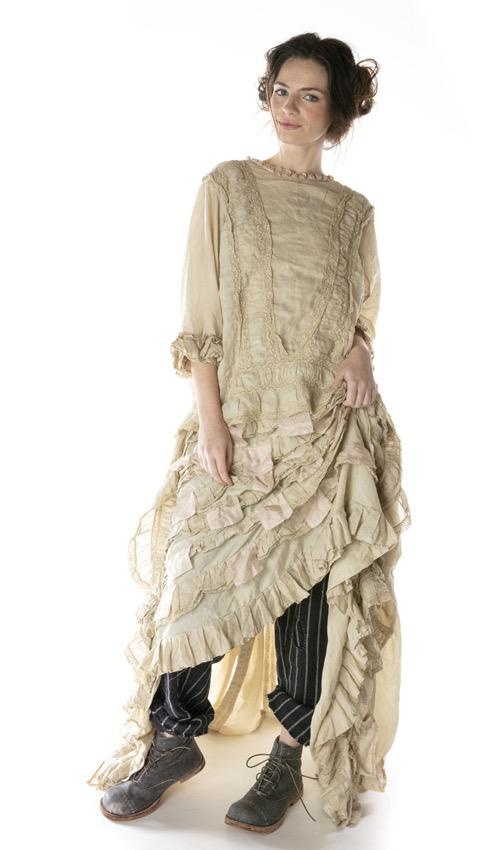 raw silk gown