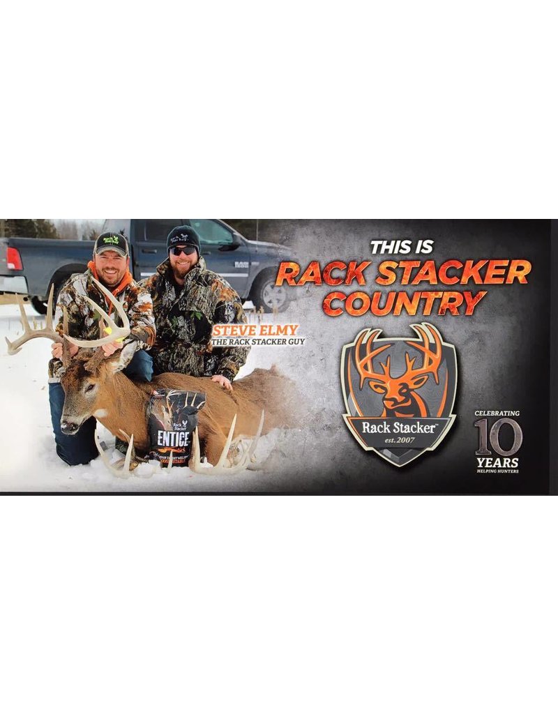 Rack Stacker Hunt camp banner 2 x 4