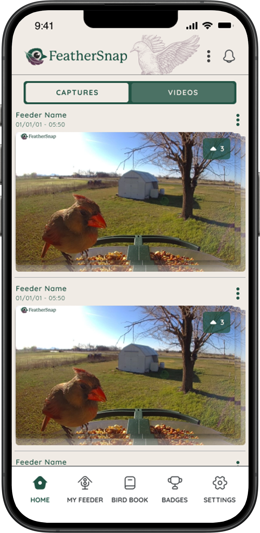 Feather Snap Scout Smart Bird Feeder