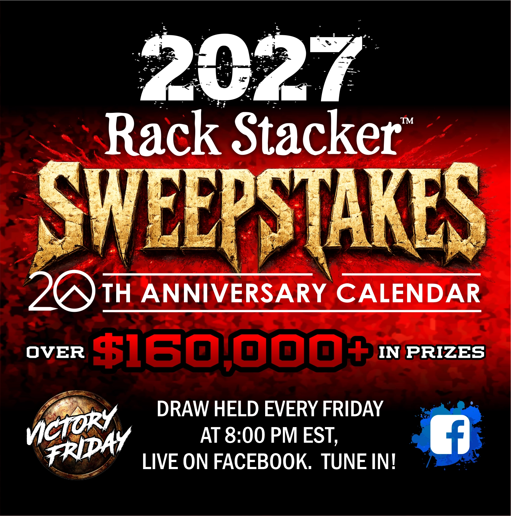 20 Year Anniversary Sweepstakes Calendar