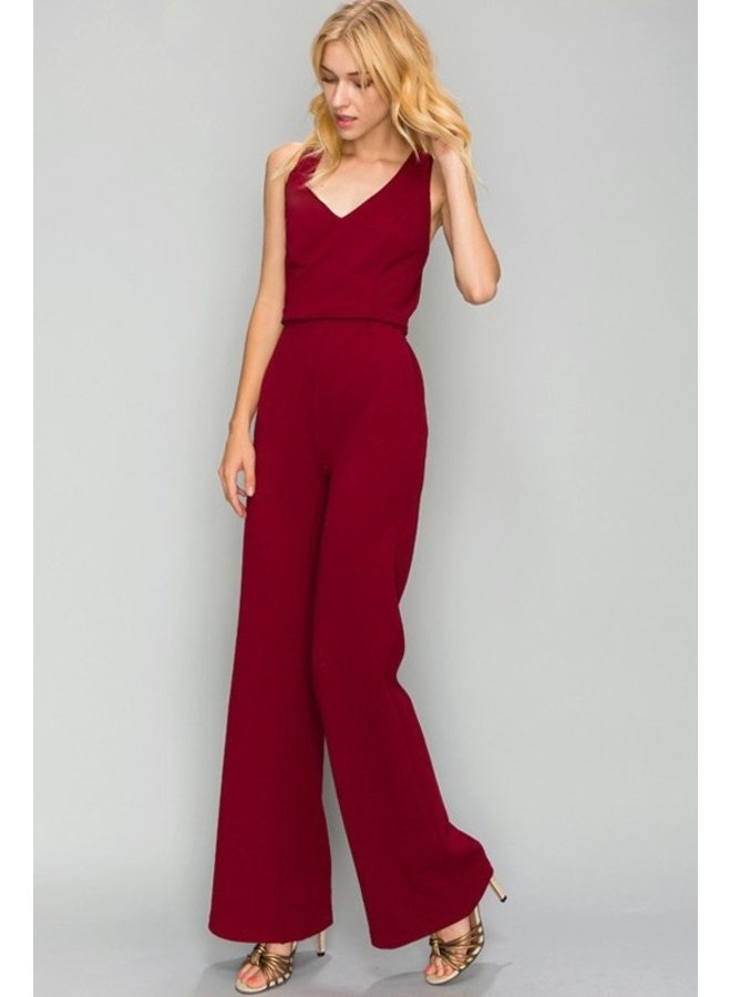 strappy back jumpsuit