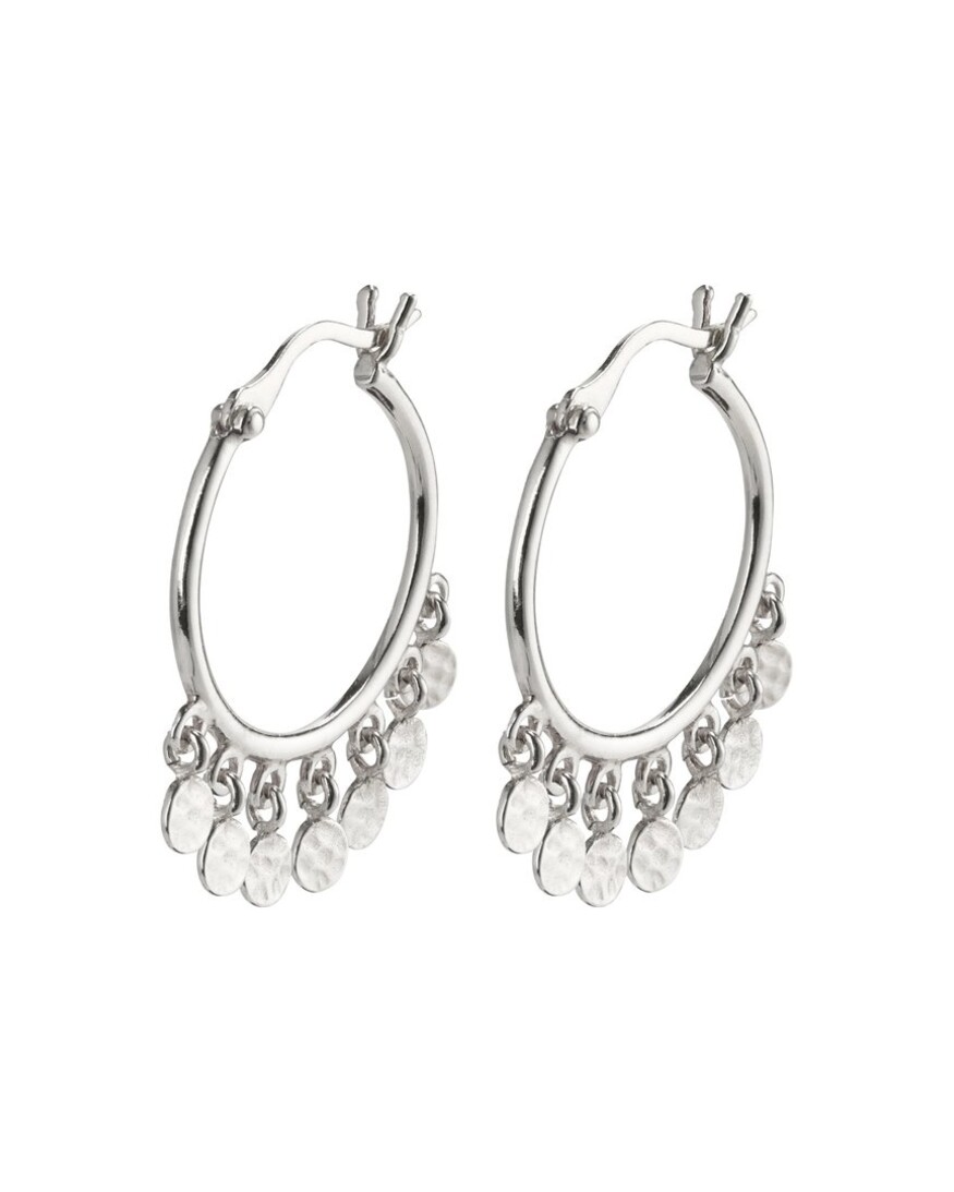 Pilgrim Panna Hoop Earrings