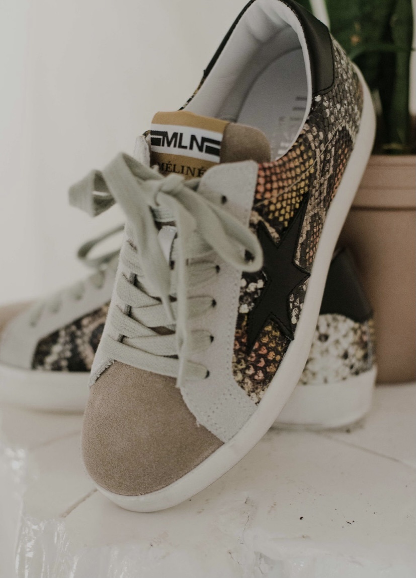 sneakers meline leopard