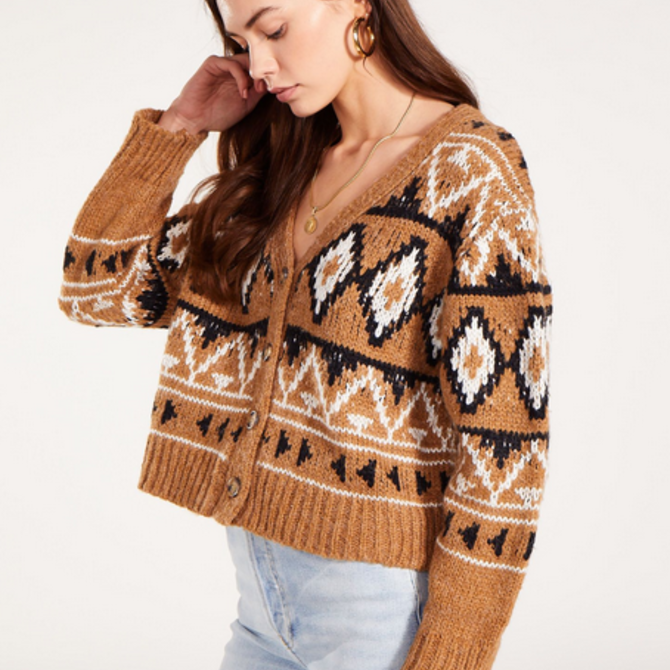 Spice Of Life Cardi - White Bull 
