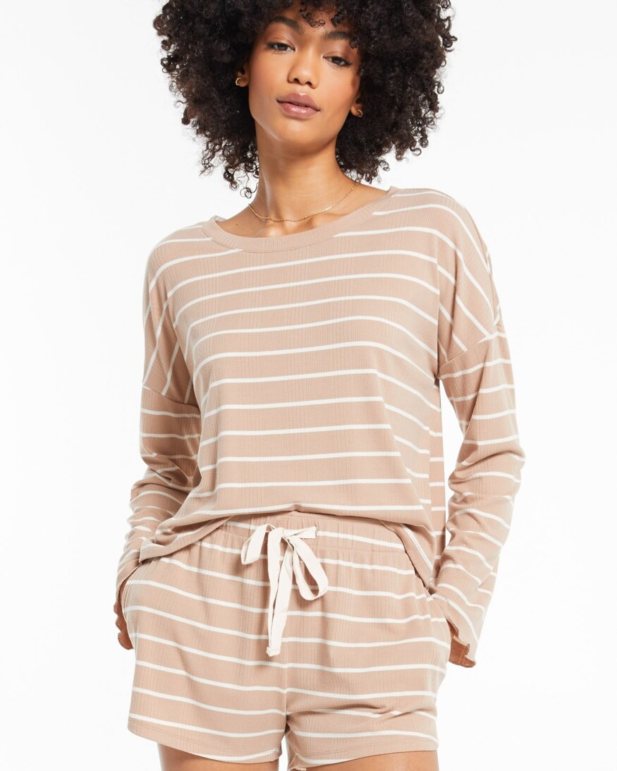 Z-Supply Betty Stripe L/S Top