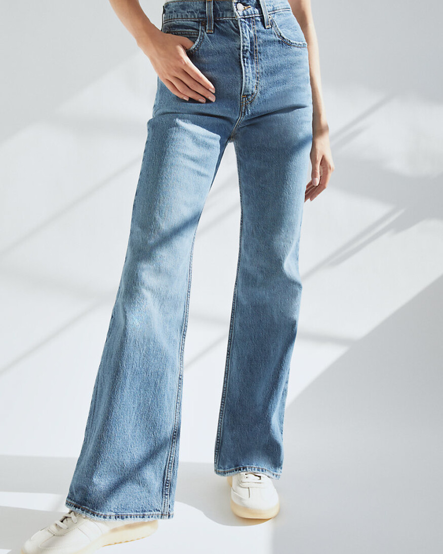 WMNS Jeans Pants Levi's 70s High Flare Sonoma Jeans blue