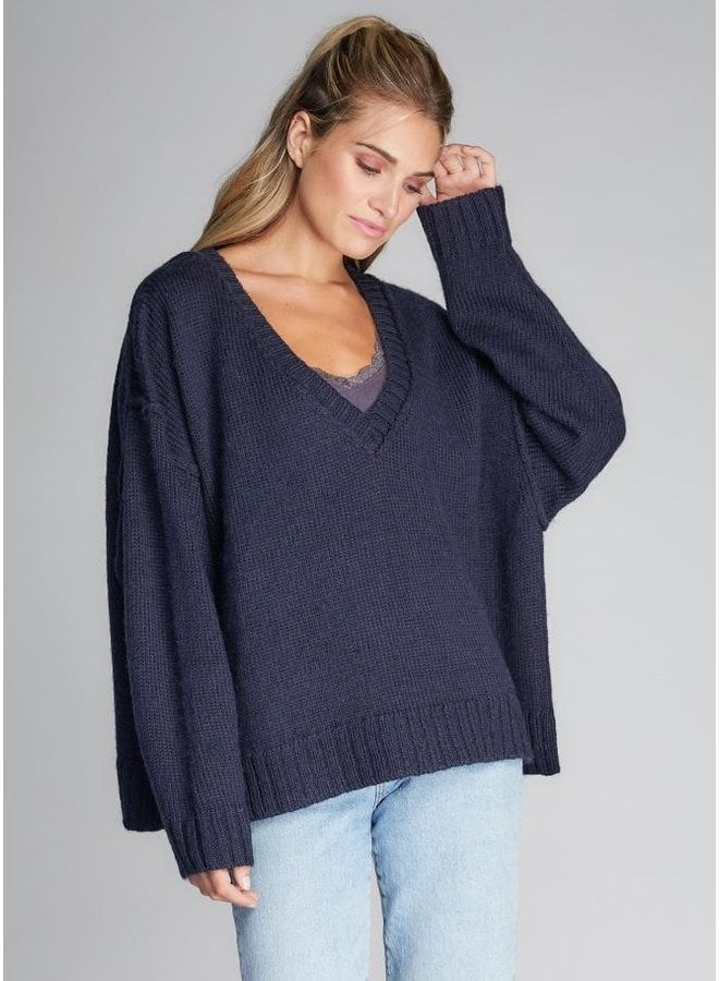 Deep V Neck Sweater