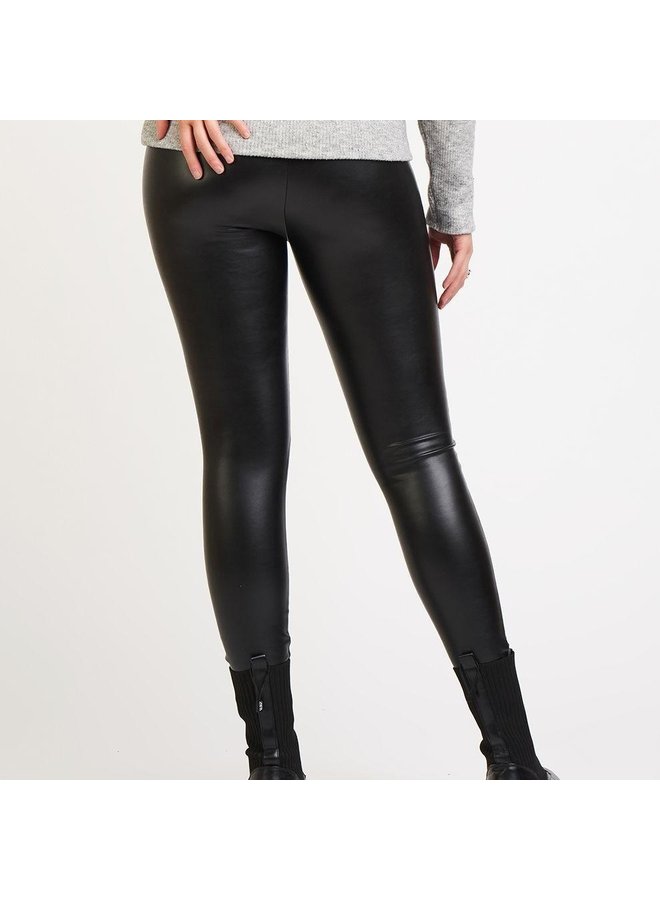 High Waisted Leather Legging