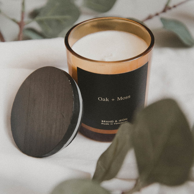 Brand & Iron Amber Series 8oz Candle