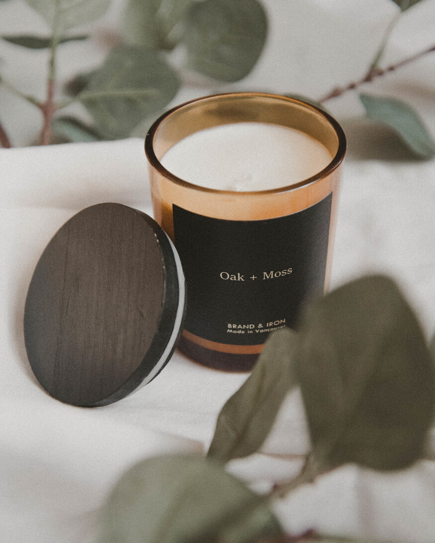 Brand & Iron Amber Series 8oz Candle