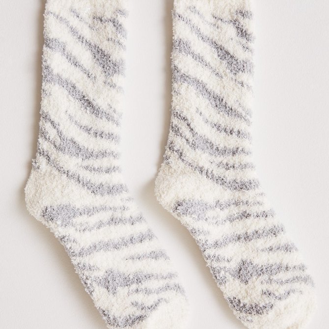 Z-Supply Zebra Plush Sock