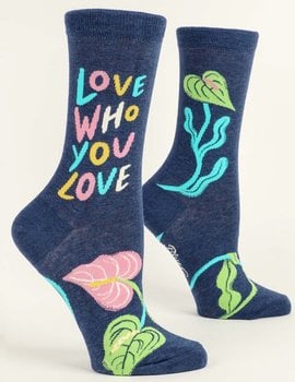Blue Q Who You Love Socks