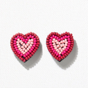 Ink & Alloy Pink Seed Post Earring