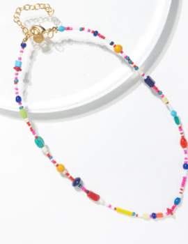 Ink & Alloy Rainbow Multi Mix Necklace