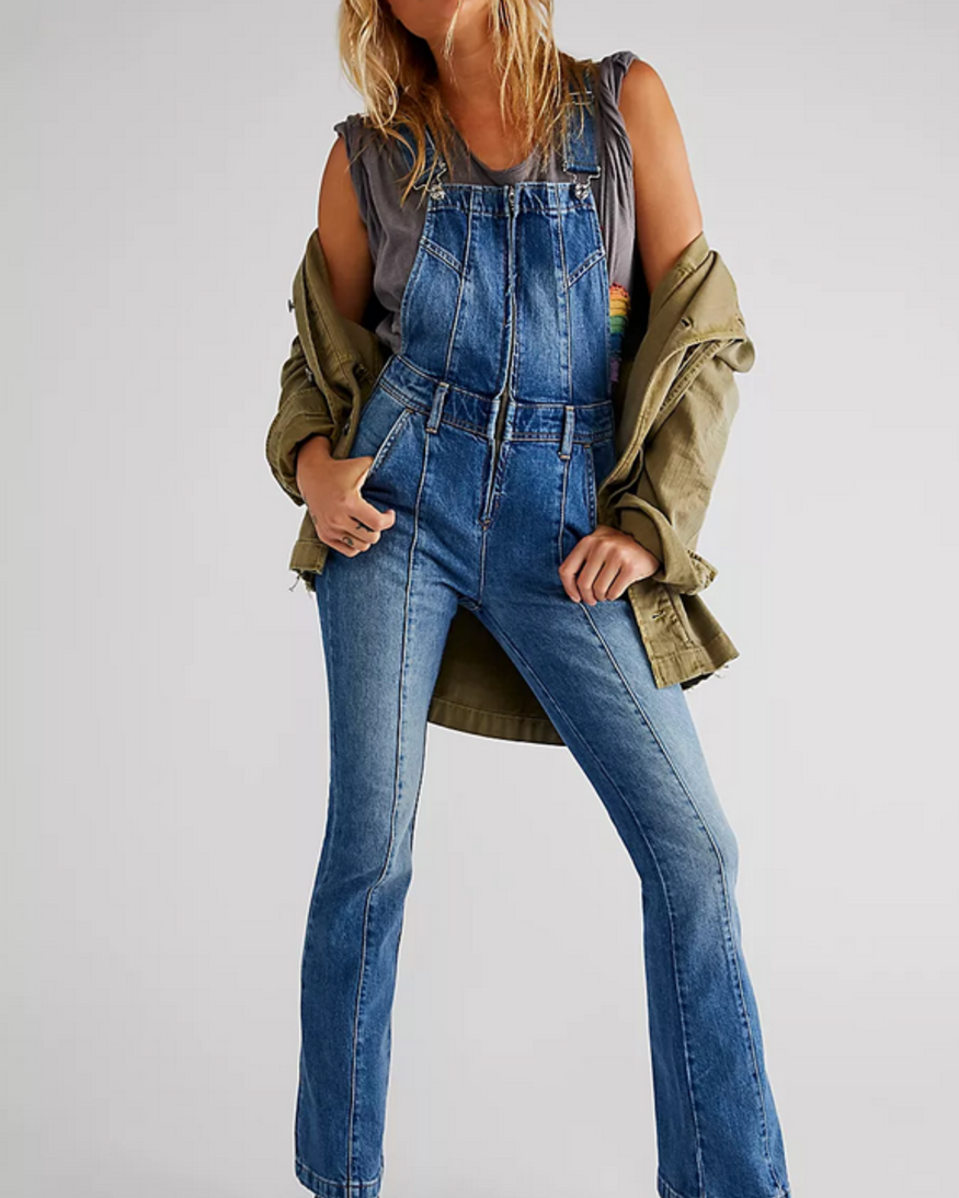 Free People Camilla Slim Boot Overall