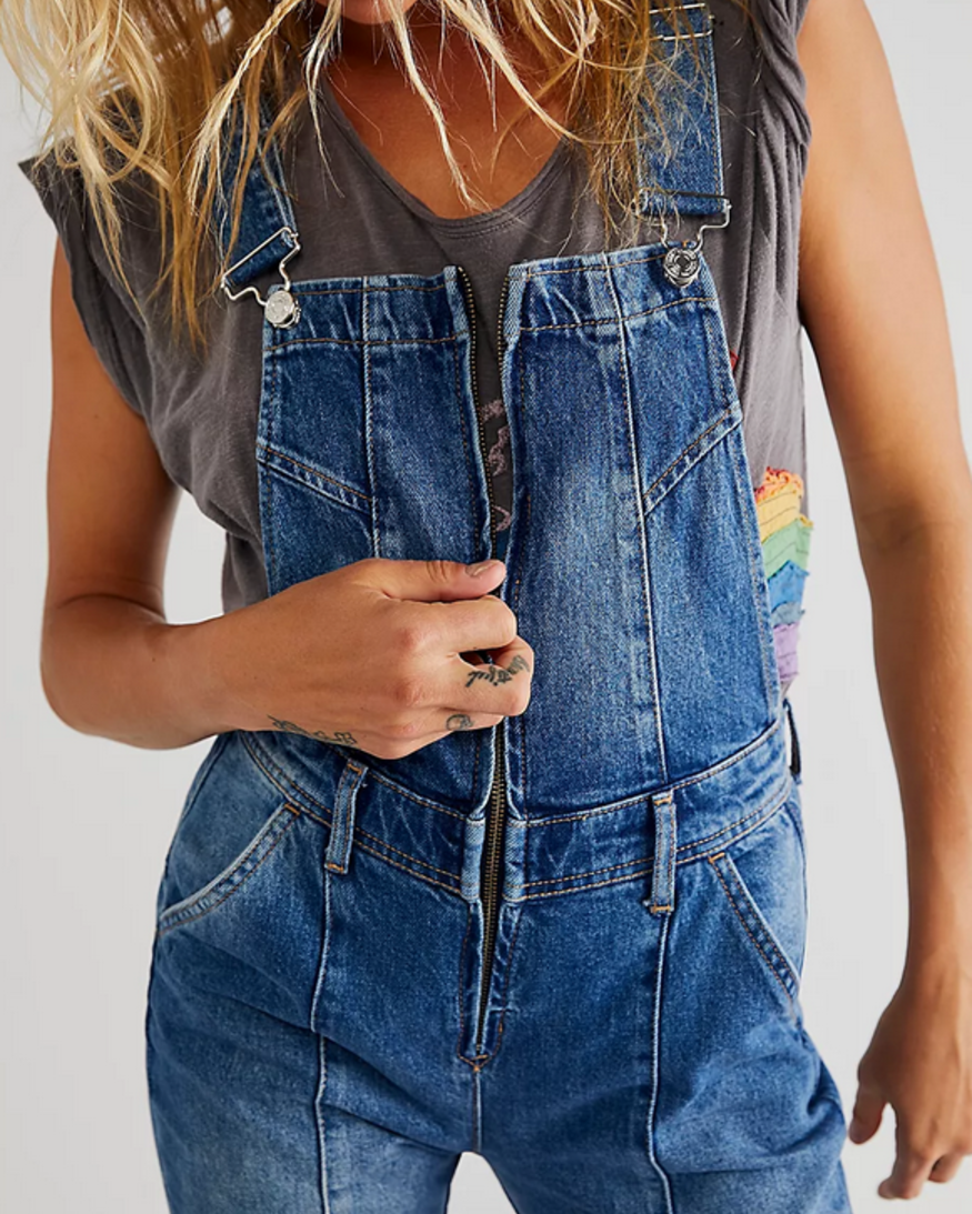 Free People Camilla Slim Boot Overall