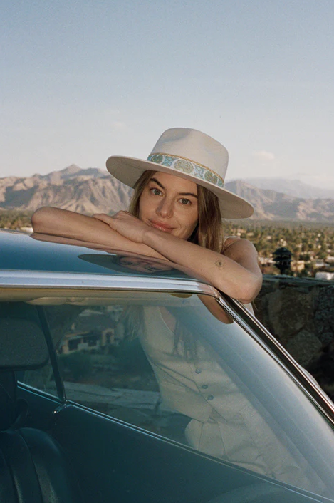 NEW LACK OF COLOR women\'s beverly hat in aqua Lack of Color Women main image 4