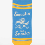 Blue Q Sweatin Snacks Socks S/M