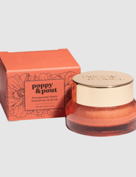 Poppy & Pout Pomegranate Peach Lip Scrub