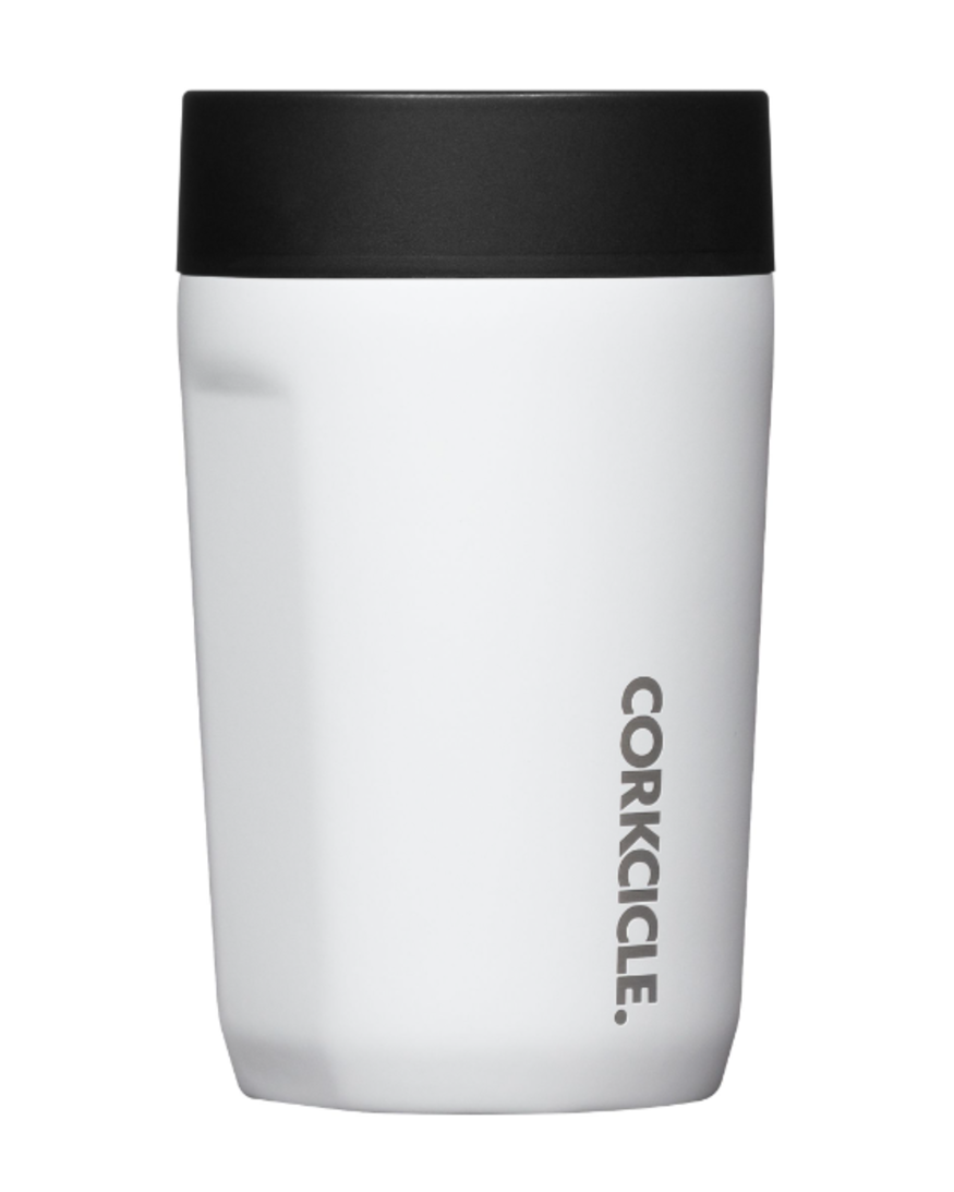 Corkcicle 9oz Gloss White Commuter