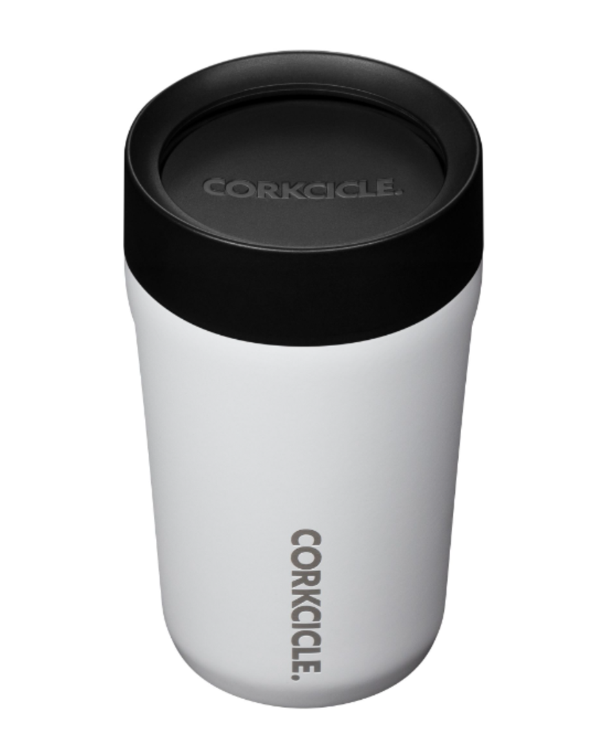 Corkcicle 9oz Gloss White Commuter