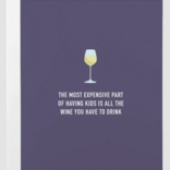Classy Cards Creative Card Wine Kids