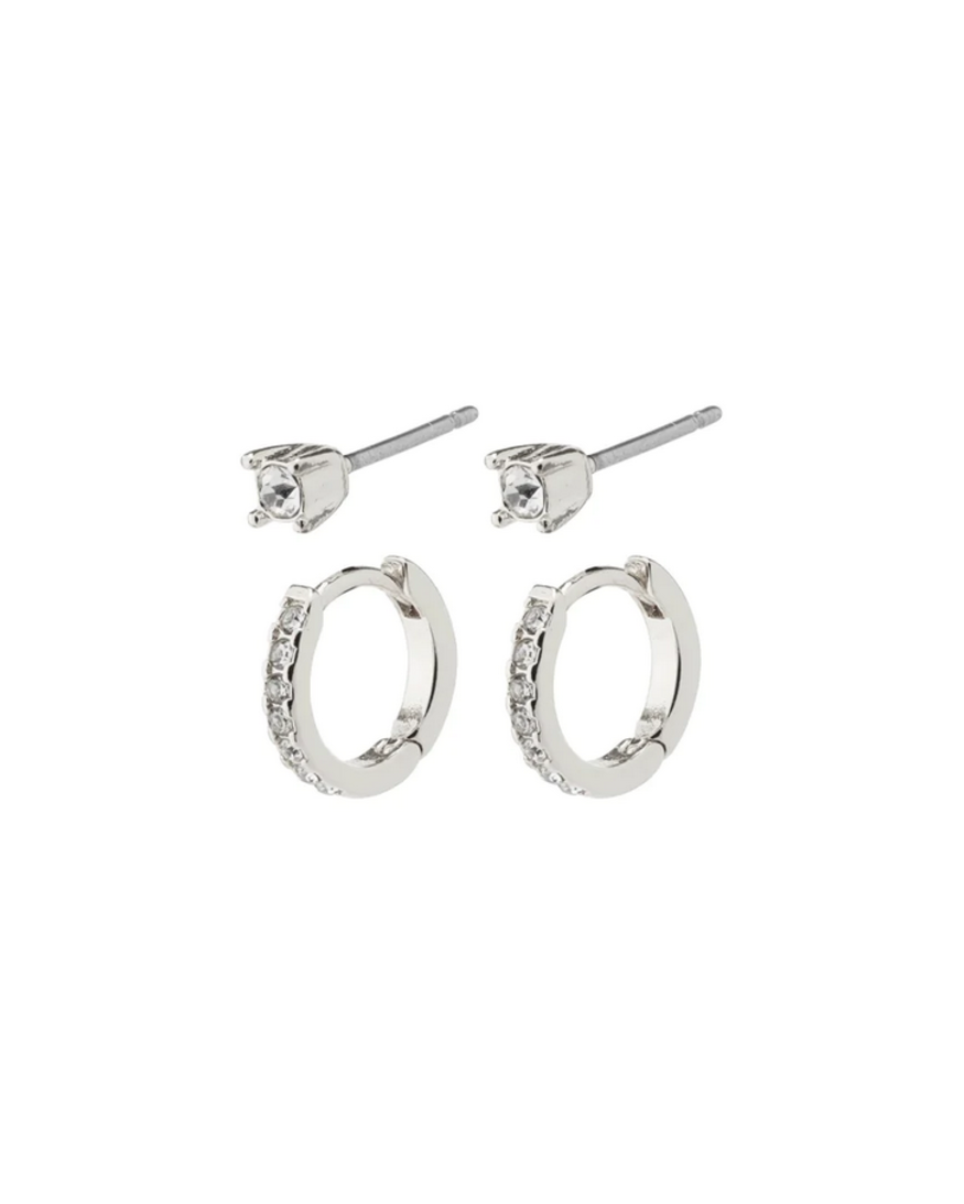 Pilgrim Millie Crystal 2-1 Earring