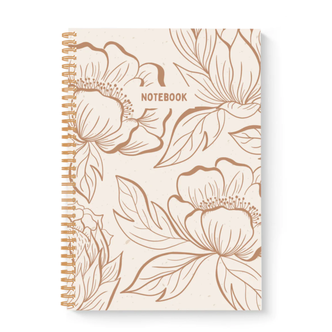 Jess' Paper Co Peony Notebook