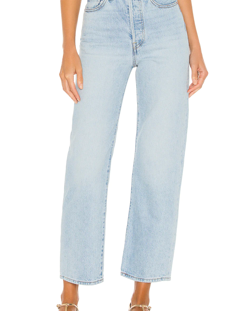 Ribcage Straight Ankle Jeans by Levi's for $30