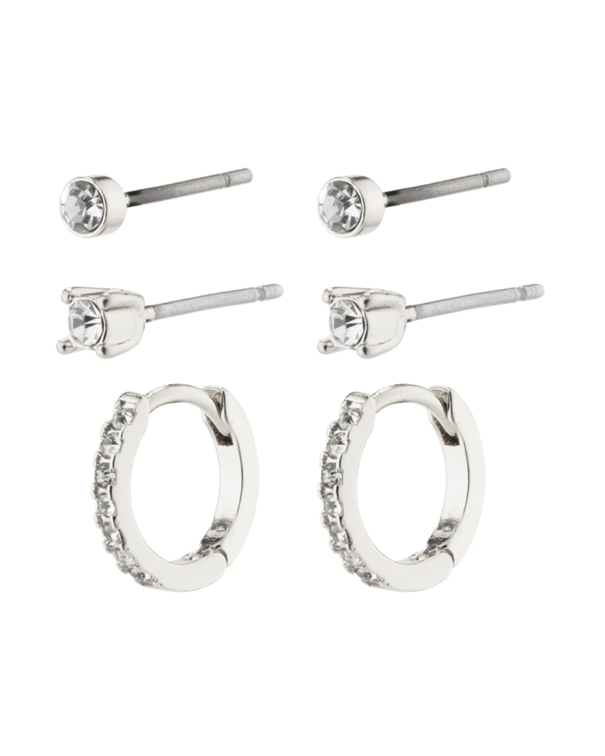 Pilgrim Sia Crystal 3-1 Earring