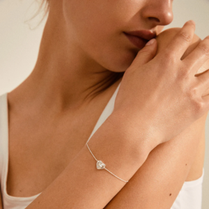 Pilgrim Sophia Recycled Heart Bracelet