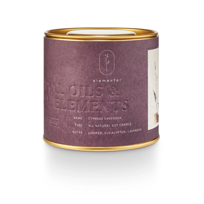 Illume Cypress Lavender Tin Candle