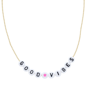Caryn Lawn Good Vibes Beaded Necklace