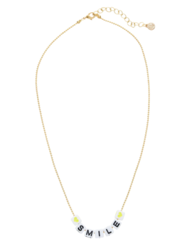 Caryn Lawn Smile Beaded Necklace